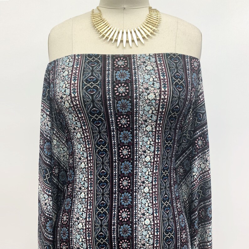 rayon jersey print fabric