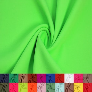 59&quot; Scuba Crepe Techno Polyester Spandex Stretch Fabric 230gsm by the Yard (SKU-702).