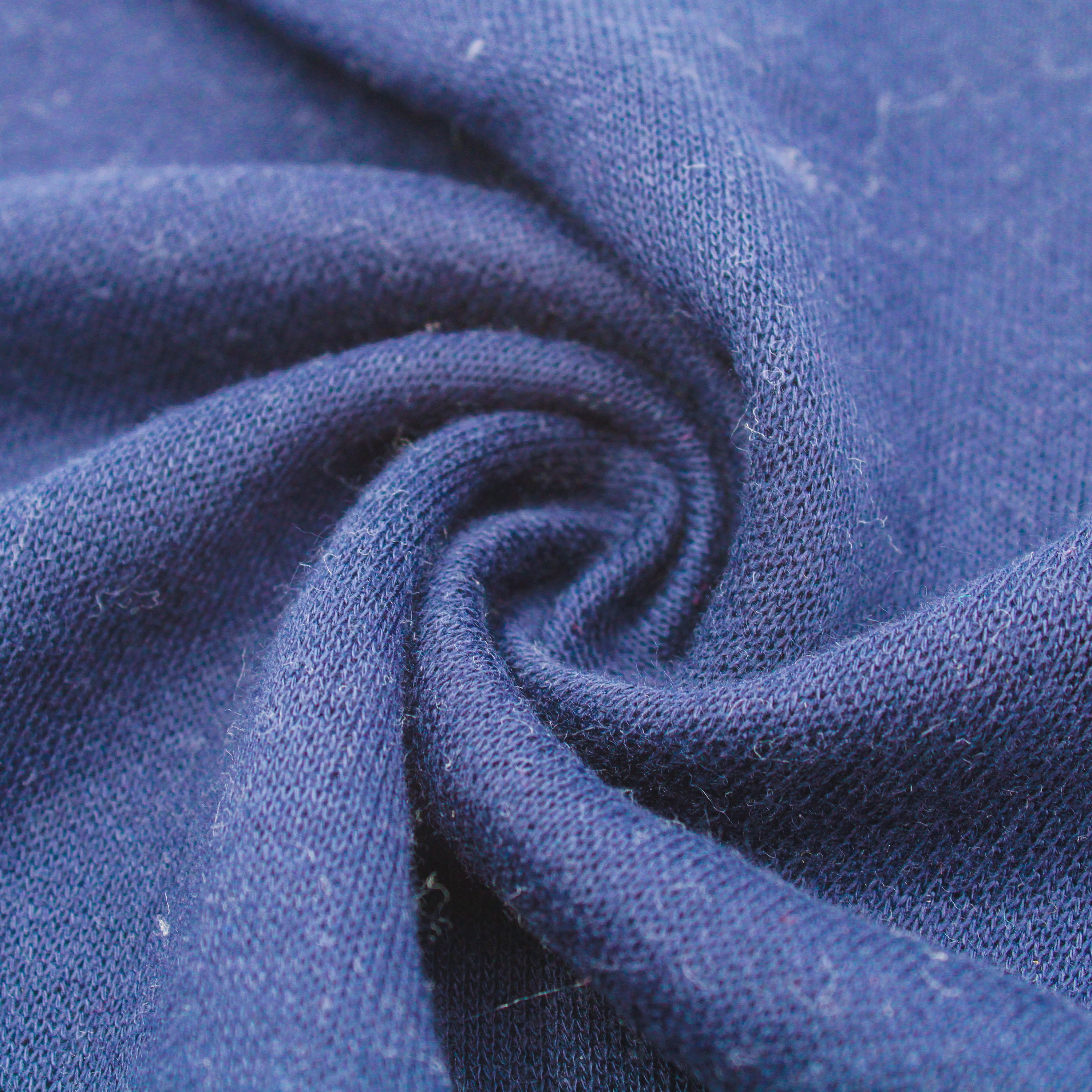 Navy French Terry Brushed Fleece Fabric by the Yard 1 Yard Style 732 