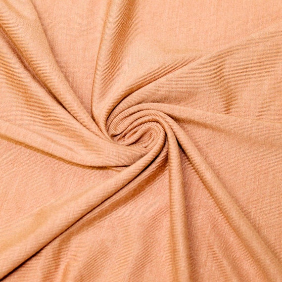 Peach Papaya N Medium Weight Rayon Spandex Jersey Knit Fabric Etsy