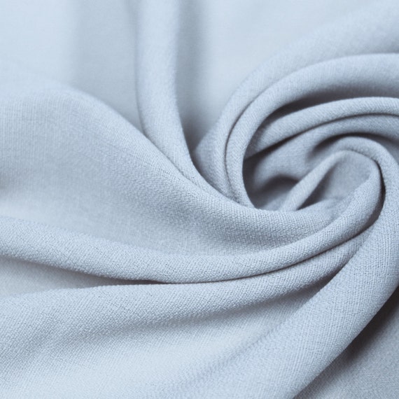 Blue Dusty 59'' Solid Linen Look Light-Weight Poly