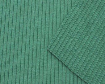 Green Dusty Solid 4x2 Rib Knit Fabric by the Yard Style 774 
