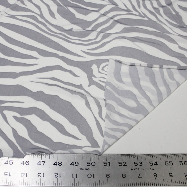Grey and off White Zebra Pattern Print Interlock Twist Yarn - Etsy