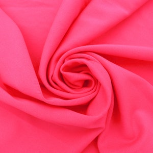 Fuchsia Neon Poly Spandex Power Max Fabric by the Yard - Style 764