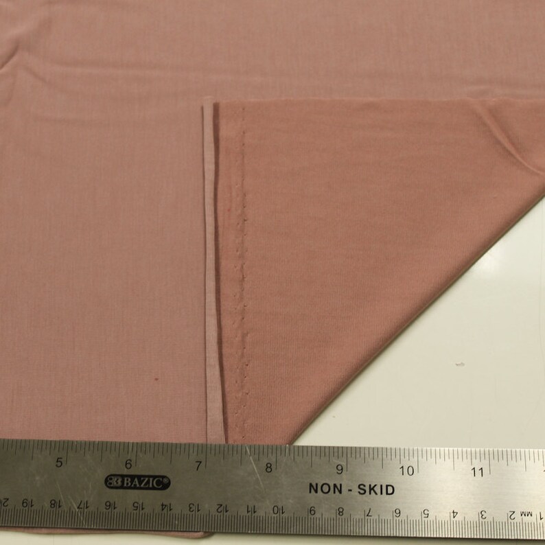 Blush Modal Poly Sand Wash Jersey Cupro Knit Fabric by the Etsy