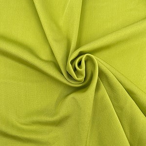 Green Chartreuse 4-ways stretch Poly Spandex knit Fabric by the Yard - Style 834