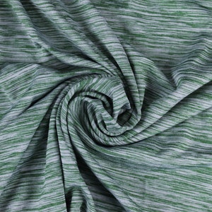 Kelly Green Space Dye Poly Spandex Performance Knit Fabric for Athletic wear, Performance Wear Fabric by the Yard - Style 675