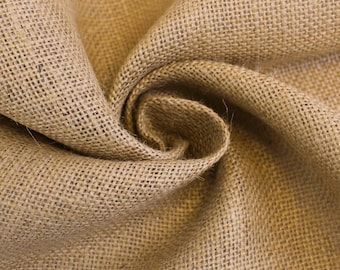 60 inch x 5 Yards Natural Brown Burlap Fabric Roll - Sewing Crafts Draping Decorations Supplies - Style 7201