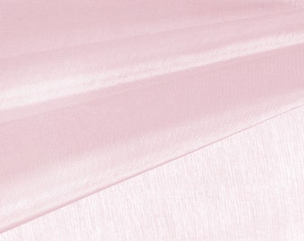 Bleke Roze Organza stof op maat, bruiloft decoratie Organza stof, zuivere stof - stijl 1901 gesneden