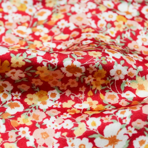 2 Yard- Last Cuts! Simone Florals on Pastel Peach, Waffle Knit Fabric – Boho  Fabrics