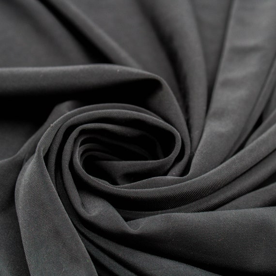 Polyester Spandex Soft Solid Venezia 2 ways Stretch Light Weight Fabric