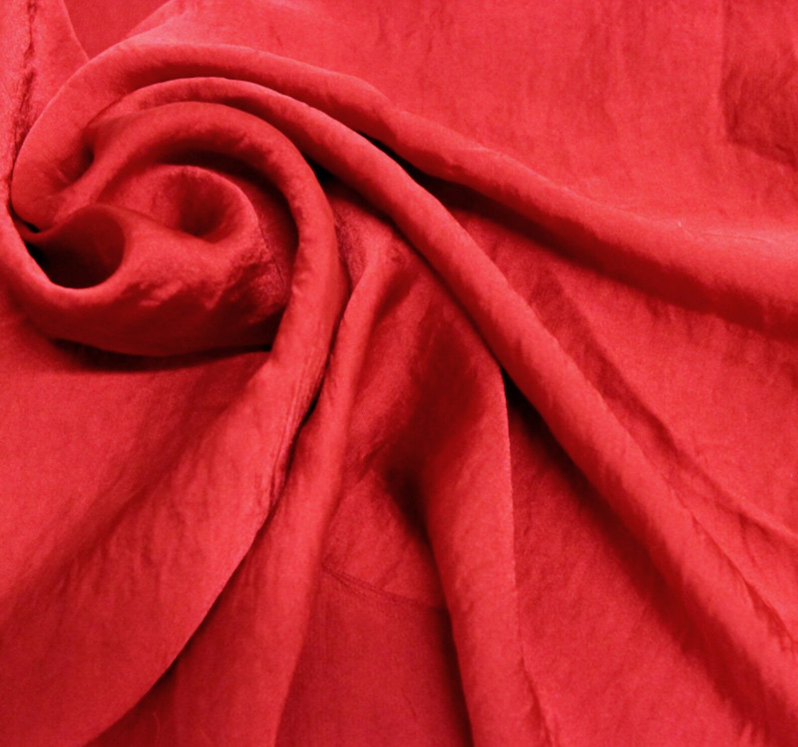 Red Satin Chiffon Fabric by the Yard Wedding Chiffon Dress Etsy