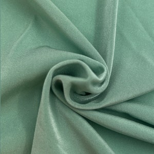Greenish Ice Tropical Circular Knit Fabric by the Yard- Style 767