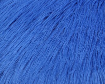 Royal blue best sale fur