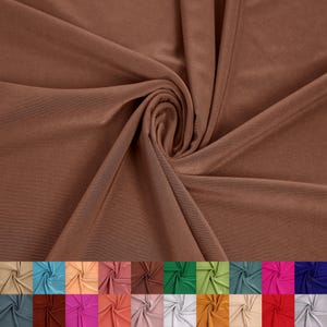 Mocha Ice Tropical Circular Knit Fabric by the Yard- Style 767