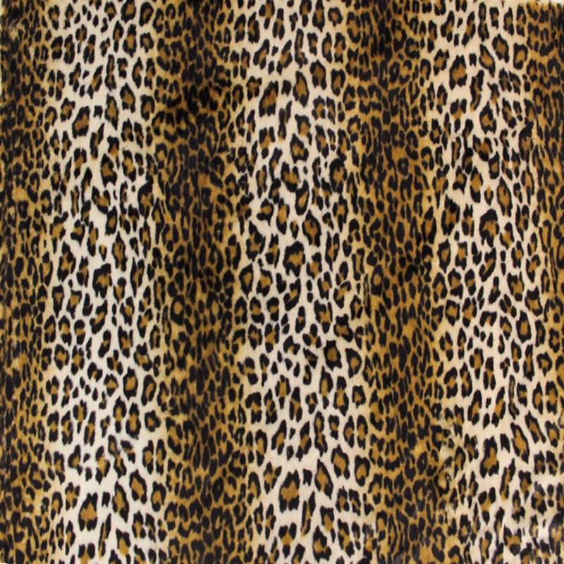 Amur Leopard Soft Lux Fur Fabric by the yard for costume Etsy
