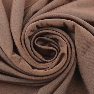 Coffee Ice Tropical Circular Knit Fabric by the Yard- Style 767