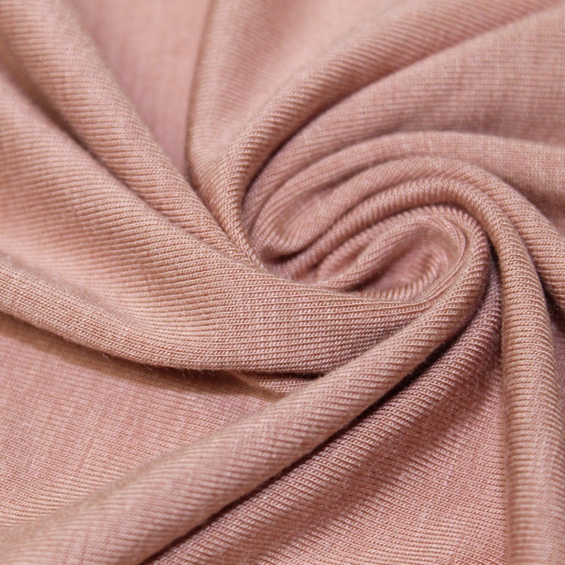 Peach Heavyweight Rayon Jersey Spandex Knit Fabric by the Yard Etsy