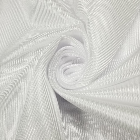 White Nylon Dazzle Fabric Sports Mesh Fabric , Football Fabric