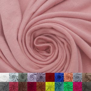 Oudroze donker rayon modal spandex stretchjersey gebreide stof op maat gesneden Stijl: 765