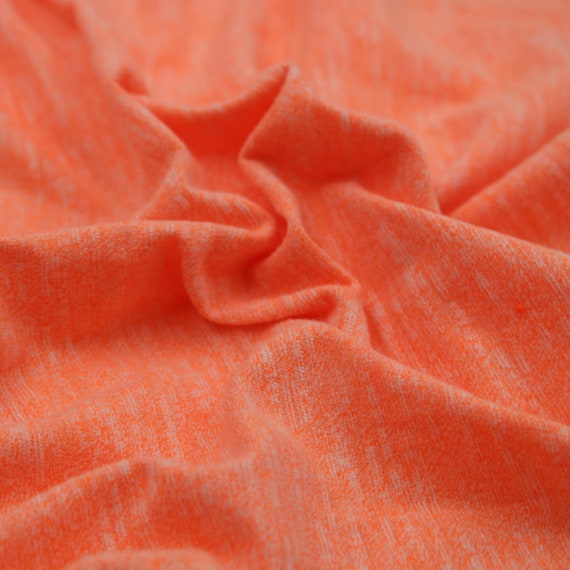 Naranja Material de tela elástica de nylon / spandex liso 150 cm 59 de  ancho por metro / medio -  España