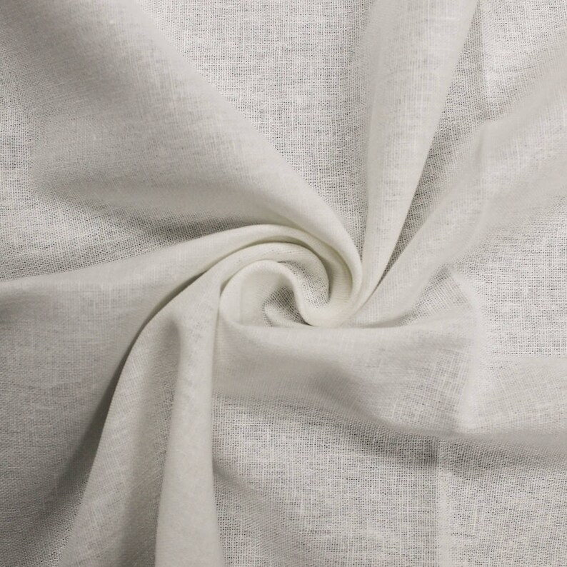 Ivory 54 Cotton Linen Fabric by the Yard Style 3278 Etsy