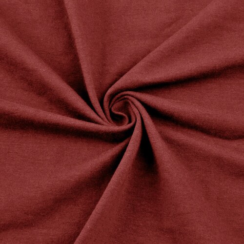 Ruby Cotton Jersey Knit Fabric Combed 10oz Cotton Stretch Etsy