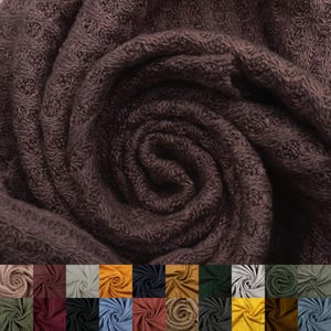 59&quot; Wide Rayon Spandex Waffle Open Knit Fabric by The Yard-210GSM. Breathable, for Sewing, Apparel, and DIY Projects. #659