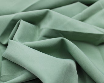 Green Dusty Silex Polyester Spandex Fabric by the Yard Style 793 