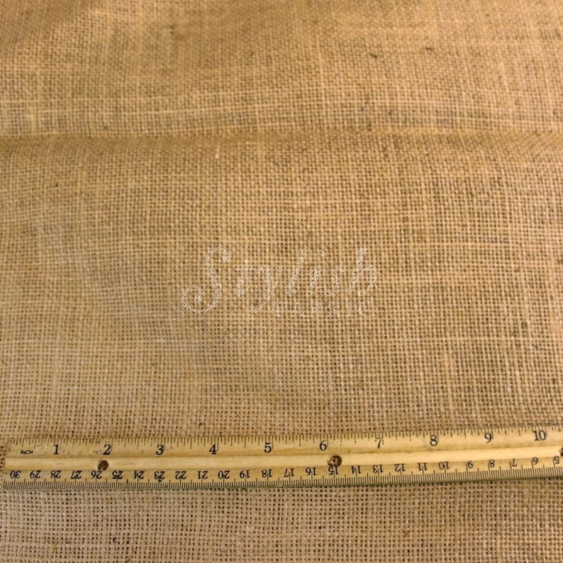 Natural Burlap Fabric by the Yard 40 Wide Style 7202 Etsy