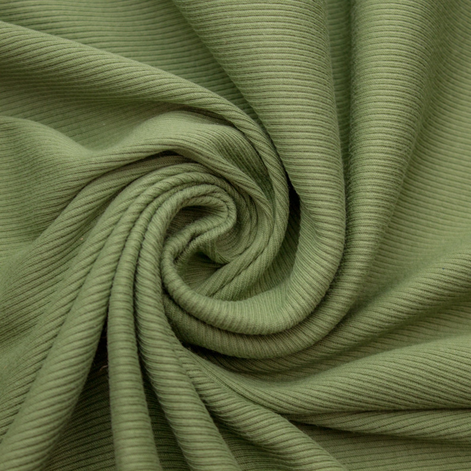 Olive Heavy Weight 55 Cotton Jersey Knit Fabric Style Etsy