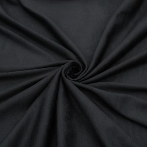 FREE SHIPPING!!! Black Heavyweight Rayon Jersey Spandex Knit Fabric - 5 YARDS Style 406