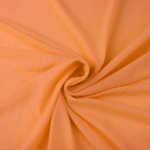 Orange New Poly Rayon Spandex Stretch Light-Weight Jersey Knit Fabric by the Yard - 1 Yard Style 400