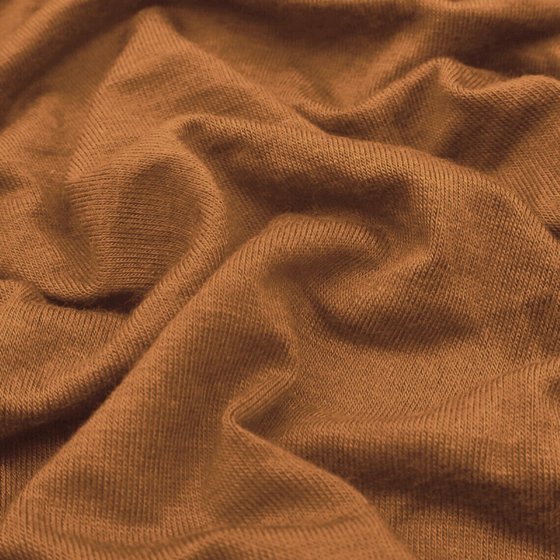 Hunter Green Light 2x1 Heavy-Weight Rib Sand Wash Knit Fabric