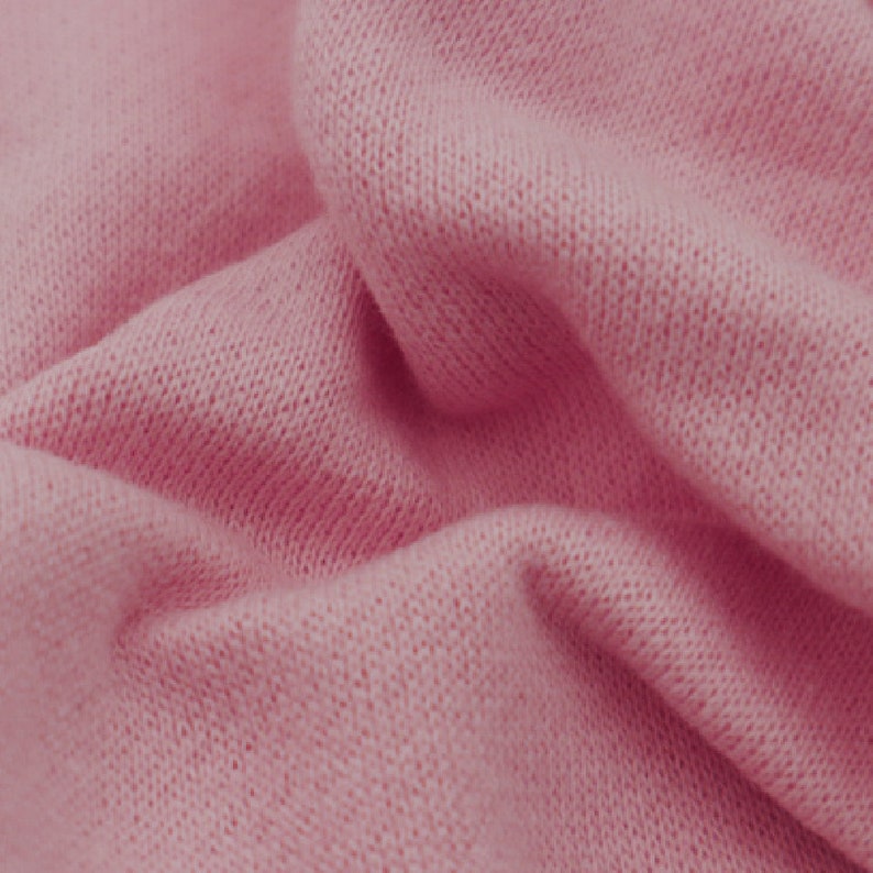 Dusty Pink Cotton Fleece Fabric by the Yard Style 815 - Etsy