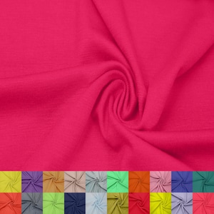 60&quot; Wide Rayon Spandex Jersey Knit Fabric by the Yard, 4-Way Stretch 200GSM -Breathable, Apparel, Decoration & Crafts. Hot Pink  #406