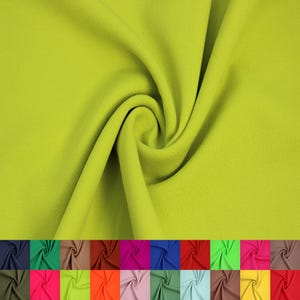 59" Scuba Crepe Techno Polyester Spandex Stretch Fabric 230gsm by the Yard (SKU-702).