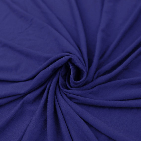 FREE SHIPPING Royal Heavyweight Rayon Jersey Spandex Knit Fabric 5 YARDS Style 406