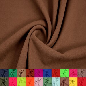 59&quot; Scuba Crepe Techno Polyester Spandex Stretch Fabric 230gsm by the Yard (SKU-702).