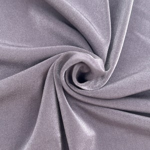 Gray Smoke Ice Tropical Circular Knit Fabric by the Yard- Style 767