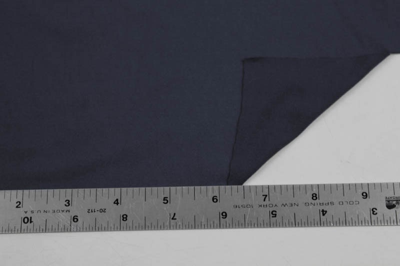 Blue Denim Solid Double-Sided Brushed DTY Stretch Fabric for | Etsy