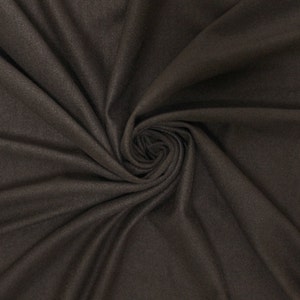 Tessuto scamosciato elasticizzato marrone tagliato su misura - 1 iarda Stile 598