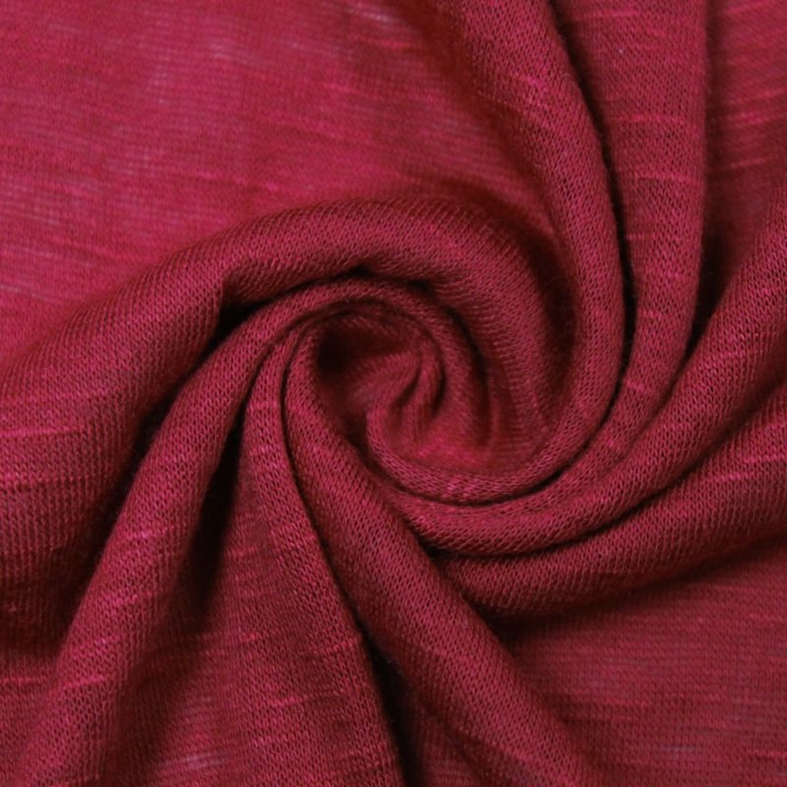 Red B Slub Rayon Jersey Knit Fabric Magenta Modal Knit Fabric Etsy