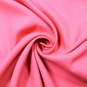 Coral 60&quot; Poly Crepe Fabric by the Yard - Style 3060