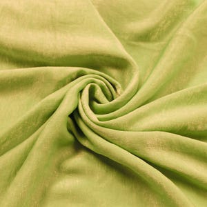 Seafoam Pale Soft Poly Sand Wash Satin Fabric by the Yard Style 682 