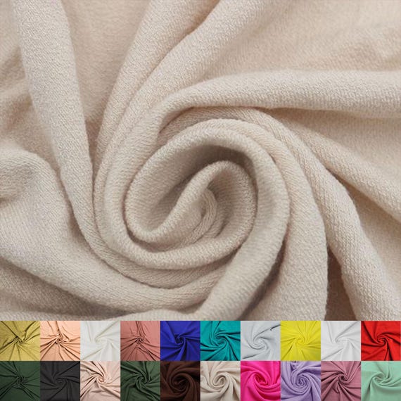 Tessuto Crepe In Cotone Puro 100% – Doppio Strato Morbido 135 Cm Di Larghezza, Ideale Per Abbigliamento Estivo E Fai Da Te