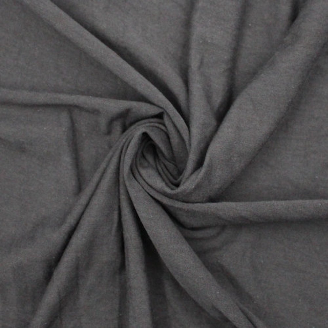Gray Dark Cotton Modal Fabric by the Yard Style 791 Etsy