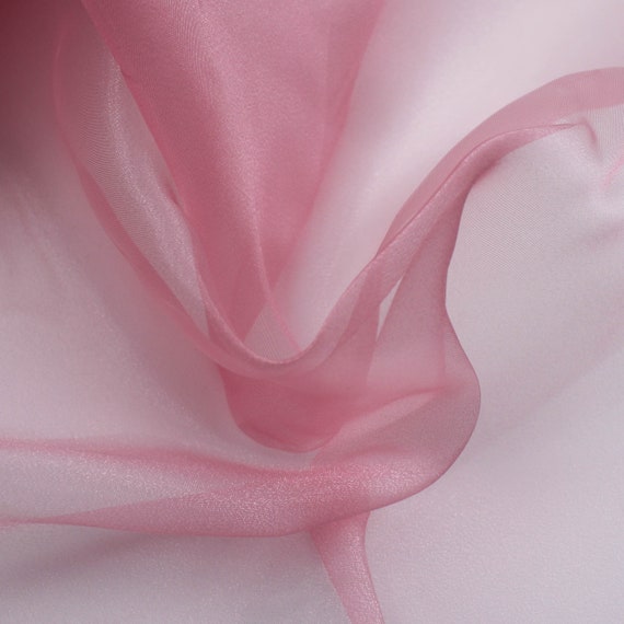 FREE SHIPPING Dusty Rose Organza Fabric Roll 60 Wide by the BOLT