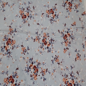 55&quot; Wide Printed 100% Rayon Challis Fabric by The Yard-155 GSM, Lightweight, Non-Stretched- Home Decor & DIY - Style P-1714-698
