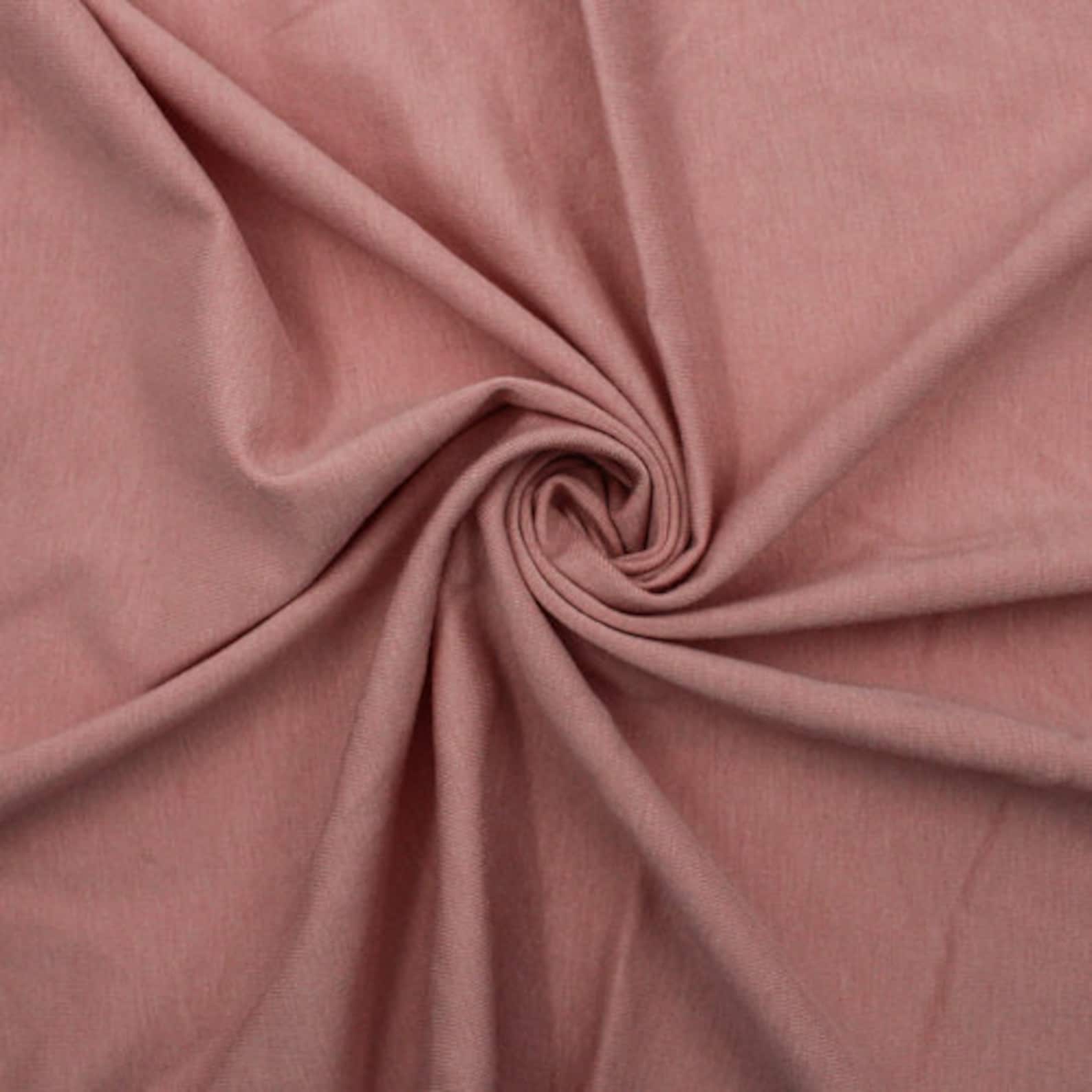 Dusty Pink Dark Cotton Modal Fabric by the Yard Style 791 Etsy